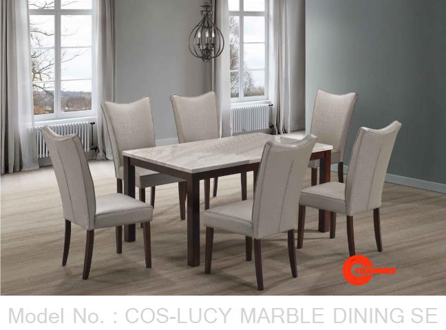 COS-LUCY MARBLE DINING SET